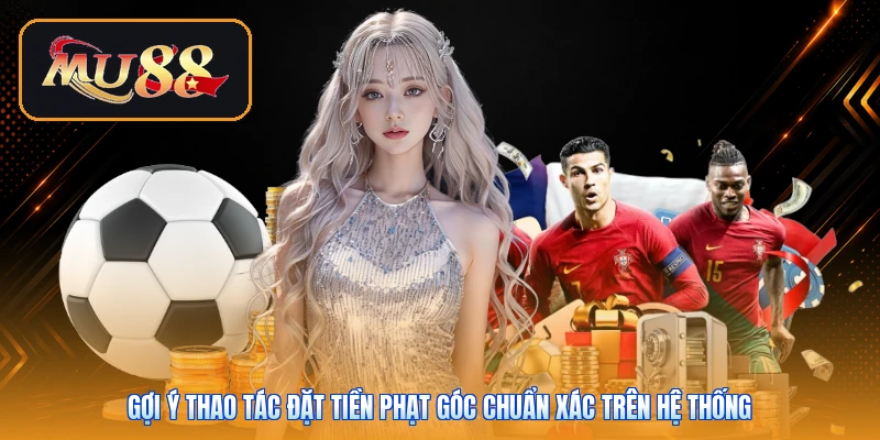 Gợi ý thao tác đặt tiền phạt góc chuẩn xác trên hệ thống