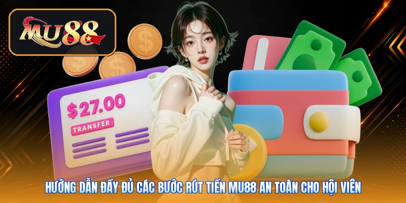 Hướng dẫn đầy đủ các bước rút tiền Mu88 an toàn cho hội viên